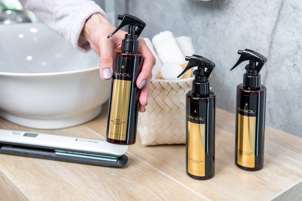 σπρέι όγκου μαλλιών nanoil