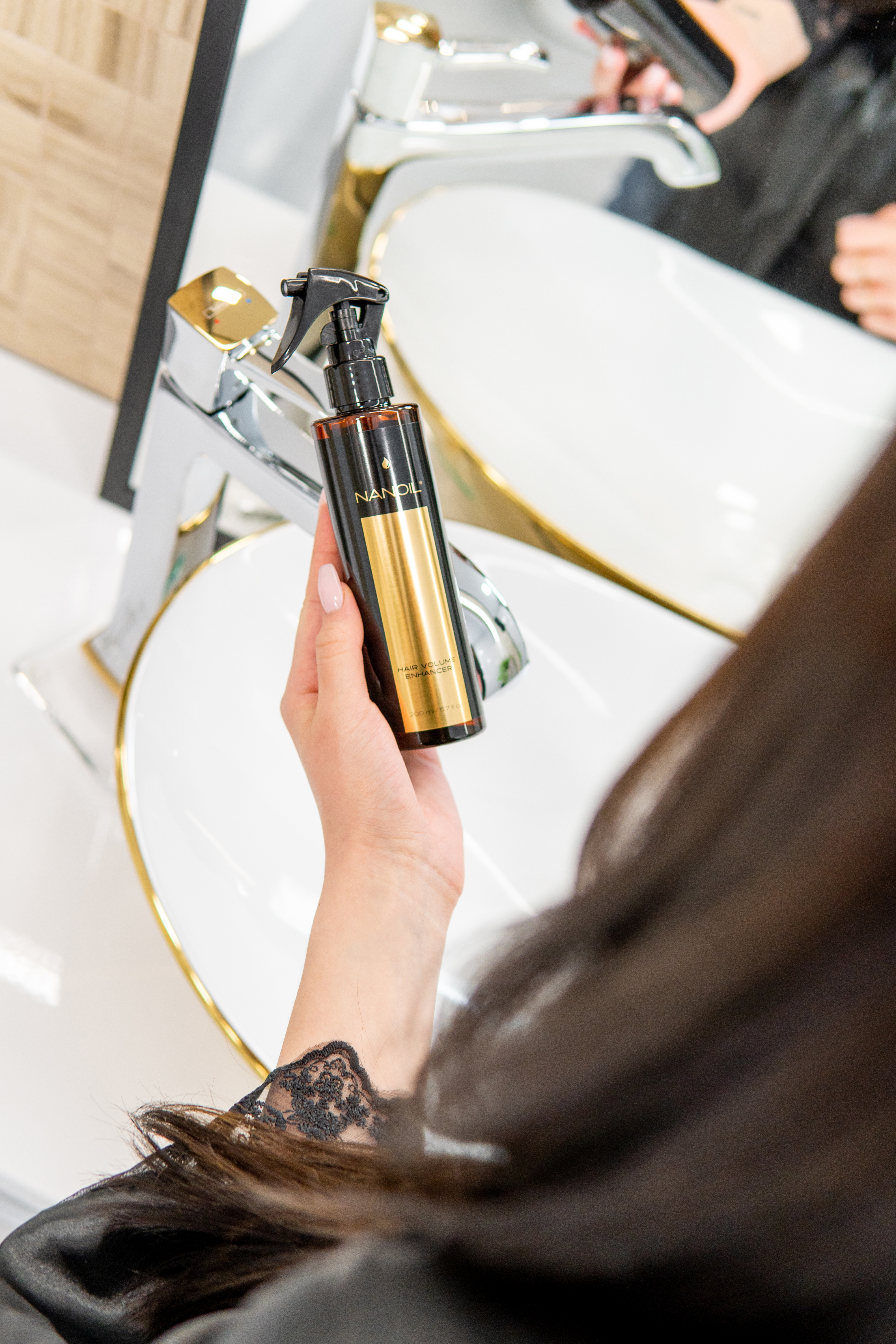 nanoil σπρέι όγκου μαλλιών